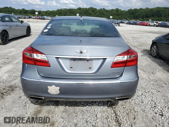 2014 Hyundai Genesis 3.8L with VIN KMHGC4DD2EU260700, listed as a Copart auction lot 64601574 with 185,847 mi miles and Salvage Title. Bid and sale history available at carsss.com. Image 6.