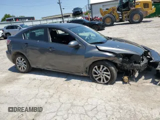 2012 Mazda 3 i Touring with VIN JM1BL1V77C1700351, listed as a Copart auction lot 59268645 with Not provided miles and Salvage title. Bid and sale history available at DreamBid. Image 4.