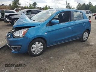 2020 Mitsubishi Mirage ES z VIN ML32A3HJ9LH004237, wystawiony jako Copart lot #52412005 z przebiegiem Nie podano mil oraz Szkoda całkowita • Salvage title. Historia ofert i sprzedaży dostępna na DreamBid. Obrazek 1.