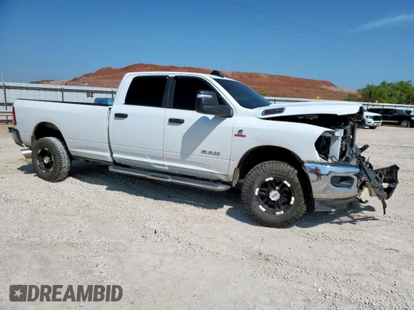 2023 Ram 2500 Big Horn with VIN 3C6UR5JL4PG544074, listed as a Copart auction lot 58923425 with 75,466 mi miles and Salvage title. Bid and sale history available at DreamBid. Image 4.