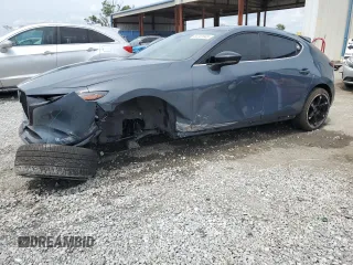 2021 Mazda 3 Premium Plus with VIN JM1BPBNY8M1348692, listed as a Copart auction lot 55781945 with 35,110 mi miles and Salvage Title. Bid and sale history available at DreamBid. Image 1.