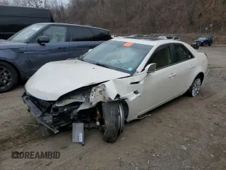 2013 Cadillac CTS Luxury with VIN 1G6DH5E52D0105143, listed as a Copart auction lot 88317345 with 50,077 mi miles and Salvage title. Bid and sale history available at DreamBid. Image 1.
