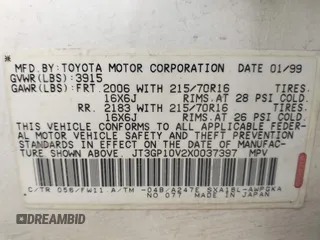 1999 Toyota RAV4 with VIN JT3GP10V2X0037397, listed as a IAAI auction lot 42603598 with 136,207 mi miles and . Bid and sale history available at DreamBid. Image 9.