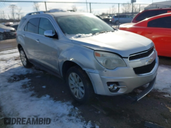 2011 Chevrolet Equinox LTZ with VIN 2CNFLGECXB6343031, listed as a IAAI auction lot 41388919 with 239,611 mi miles. Bid and sale history available at carsss.com. Image 1.
