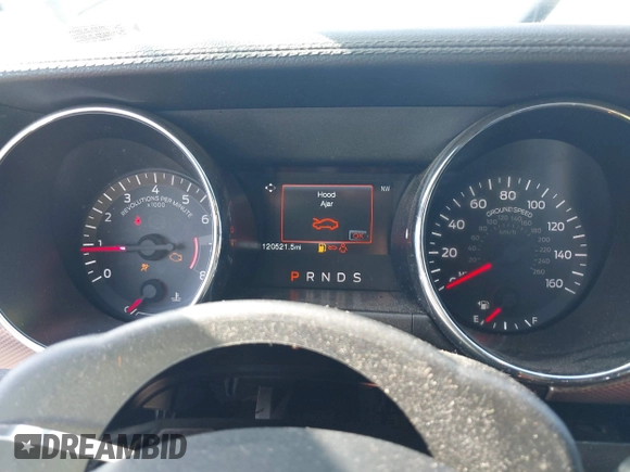 2017 Ford Mustang EcoBoost with VIN 1FA6P8TH2H5224381, listed as a IAAI auction lot 41986469 with 120,521 mi miles. Bid and sale history available at carsss.com. Image 7.