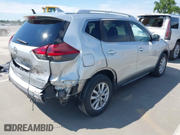 2019 Nissan Rogue SV with VIN KNMAT2MV5KP525224, listed as a IAAI auction lot 41892874 with 82,650 mi miles and . Bid and sale history available at DreamBid. Image 4.