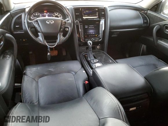 2020 Infiniti QX80 LUXE with VIN JN8AZ2NE4L9250677, listed as a Copart auction lot 72859574 with 96,483 mi miles and Salvage Title. Bid and sale history available at carsss.com. Image 8.