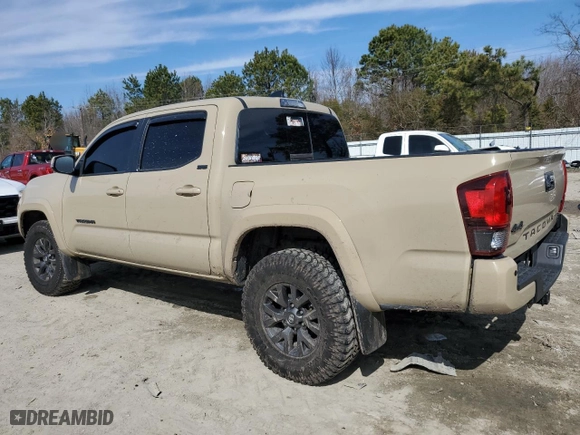 2020 Toyota Tacoma 4WD SR5 with VIN 3TMCZ5AN4LM319445, listed as a Copart auction lot 46745745 with 38,621 mi miles and Salvage Title. Bid and sale history available at carsss.com. Image 2.