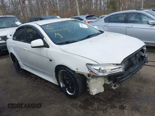 2010 Mitsubishi Lancer ES with VIN JA32U2FU7AU022444, listed as a IAAI auction lot 41600088 with 196,076 mi miles. Bid and sale history available at carsss.com. Image 1.