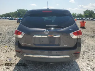 2014 Nissan Pathfinder S with VIN 5N1AR2MM7EC697185, listed as a Copart auction lot 63711745 with 137,153 mi miles and Clean title. Bid and sale history available at DreamBid. Image 6.