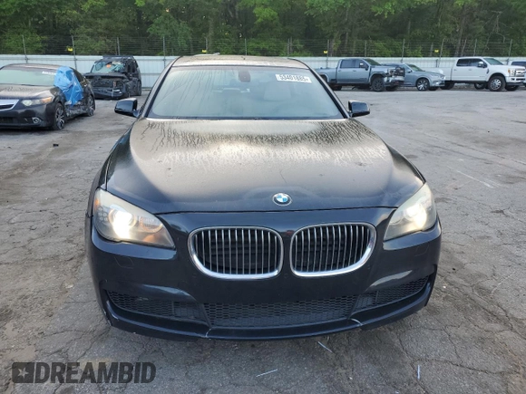 2012 BMW 7 Series 740Li with VIN WBAKB4C53CC576294, listed as a Copart auction lot 53401885 with 159,858 mi miles and Clean Title. Bid and sale history available at carsss.com. Image 5.