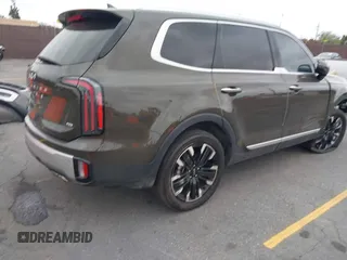 2024 Kia Telluride SX Prestige X-Line with VIN 5XYP5DGC2RG417456, listed as a IAAI auction lot 42110480 with 20,099 mi miles and . Bid and sale history available at DreamBid. Image 4.