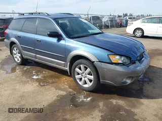 2005 Subaru Legacy Outback z VIN 4S4BP61C557384299, wystawiony jako IAAI lot #41774437 z przebiegiem 173 622 mil mil oraz . Historia ofert i sprzedaży dostępna na DreamBid. Obrazek 1.