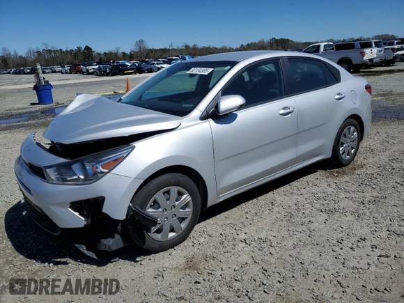 2023 Kia Rio LX z VIN 3KPA24AD3PE577193, wystawiony jako Copart lot #50104585 z przebiegiem 55 046 mil mil oraz Szkoda całkowita • Salvage title. Historia ofert i sprzedaży dostępna na DreamBid. Obrazek 1.