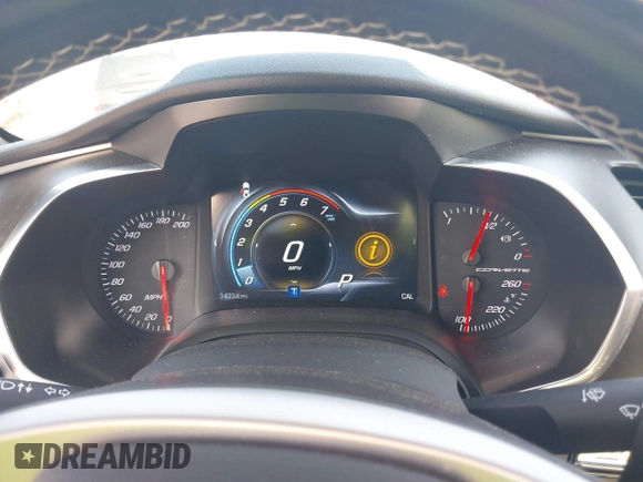 2019 Chevrolet Corvette Grand Sport 1LT with VIN 1G1YW2D7XK5116017, listed as a IAAI auction lot 42396501 with 34,034 mi miles and . Bid and sale history available at DreamBid. Image 7.