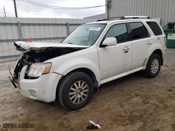 2011 Mercury Mariner Premier with VIN 4M2CN9HG4BKJ00933, listed as a Copart auction lot 85493024 with 208,764 mi miles and Salvage Title. Bid and sale history available at carsss.com. Image 1.