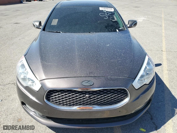 2015 Kia K900 Premium with VIN KNALU4D40F6023805, listed as a Copart auction lot 71848724 with 103,400 mi miles and Clean Title. Bid and sale history available at carsss.com. Image 5.