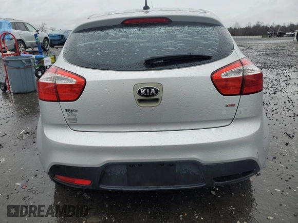 2014 Kia Rio LX with VIN KNADM5A38E6362171, listed as a Copart auction lot 84716354 with 130,991 mi miles and Clean Title. Bid and sale history available at carsss.com. Image 6.