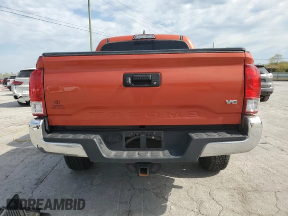 2017 Toyota Tacoma SR5 with VIN 3TMCZ5AN7HM060246, listed as a Copart auction lot 52580665 with 107,292 mi miles and Salvage Title. Bid and sale history available at carsss.com. Image 6.