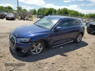 2024 Audi Q5 Premium z VIN WA1ABAFYXR2146614, wystawiony jako Copart lot #57276165 z przebiegiem 15 182 mil mil oraz Szkoda całkowita • Salvage title. Historia ofert i sprzedaży dostępna na DreamBid. Obrazek 1.