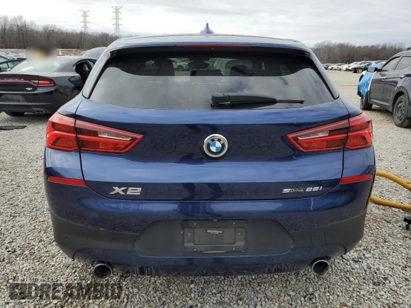 2018 BMW X2 sDrive28i with VIN WBXYJ3C35JEJ89968, listed as a Copart auction lot 87488354 with 68,945 mi miles and Salvage title. Bid and sale history available at DreamBid. Image 6.