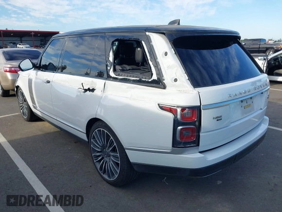 2021 Land Rover Range Rover with VIN SALGS5SEXMA432828, listed as a IAAI auction lot 42327473 with 48,734 mi miles and . Bid and sale history available at DreamBid. Image 3.