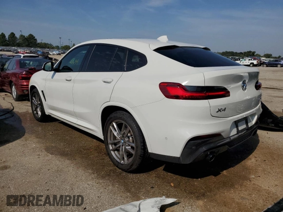 2021 BMW X4 xDrive30i with VIN 5UX2V1C01M9G47277, listed as a Copart auction lot 66909743 with 20,634 mi miles. Bid and sale history available at carsss.com. Image 2.