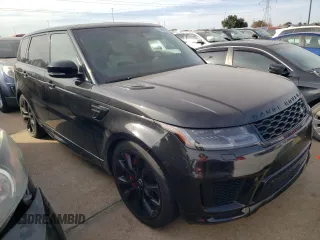 2019 Land Rover Range Rover Sport HST with VIN SALWS2SU9KA865166, listed as a Copart auction lot 76991024 with 57,065 mi miles and Salvage title. Bid and sale history available at DreamBid. Image 4.