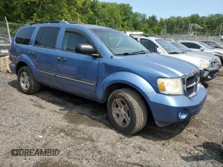 2008 Dodge Durango SLT with VIN 1D8HB48N08F146218, listed as a Copart auction lot 58905035 with 191,925 mi miles and Salvage title. Bid and sale history available at DreamBid. Image 4.