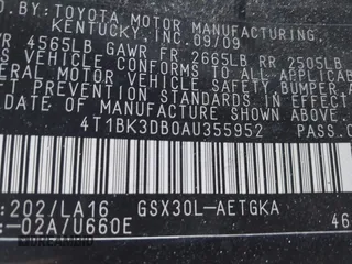 2010 Toyota Avalon XL with VIN 4T1BK3DB0AU355952, listed as a IAAI auction lot 41834083 with 177,098 mi miles and . Bid and sale history available at DreamBid. Image 9.