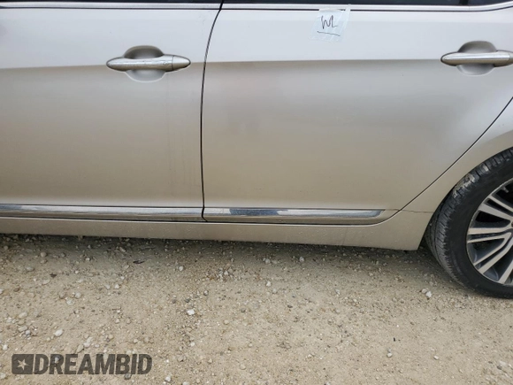 2014 Kia Cadenza Premium with VIN KNALN4D77E5134265, listed as a Copart auction lot 74512754 with 0 mi miles and Salvage Title. Bid and sale history available at carsss.com. Image 12.