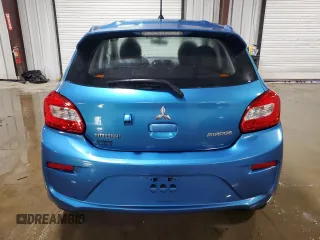 2018 Mitsubishi Mirage ES with VIN ML32A3HJ3JH014176, listed as a Copart auction lot 62278655 with 25,371 mi miles and Salvage title. Bid and sale history available at DreamBid. Image 6.