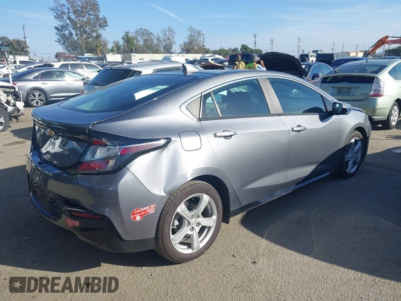 2018 Chevrolet Volt LT with VIN 1G1RC6S54JU143577, listed as a IAAI auction lot 41724543 with 54,365 mi miles. Bid and sale history available at carsss.com. Image 4.
