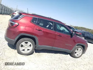 2022 Jeep Compass Latitude with VIN 3C4NJCBB2NT119391, listed as a Copart auction lot 46144465 with 82,636 mi miles and Salvage Title. Bid and sale history available at carsss.com. Image 3.