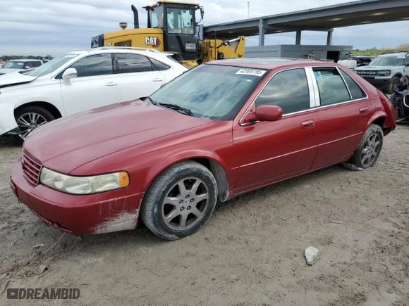2002 Cadillac Seville Touring STS with VIN 1G6KY54902U132357, listed as a Copart auction lot 42008795 with 111,014 mi miles and Salvage Title. Bid and sale history available at carsss.com. Image 1.