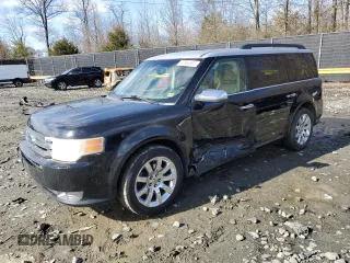 2009 Ford Flex Limited with VIN 2FMDK53C99BA09799, listed as a Copart auction lot 47953595 with 158,527 mi miles and Salvage Title. Bid and sale history available at carsss.com. Image 1.