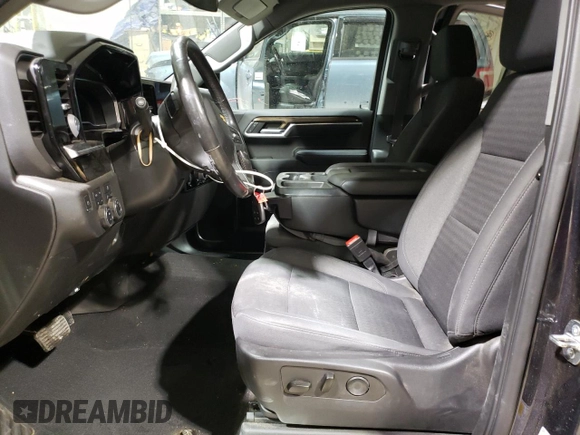 2022 Chevrolet Silverado 1500 LT with VIN 1GCUDDED7NZ605127, listed as a Copart auction lot 46609705 with 78,212 mi miles and Salvage Title. Bid and sale history available at DreamBid. Image 7.