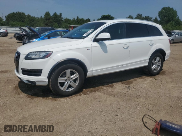 2011 Audi Q7 Prestige with VIN WA1WMAFE8BD001068, listed as a Copart auction lot 59710825 with 128,222 mi miles and Salvage title. Bid and sale history available at DreamBid. Image 1.