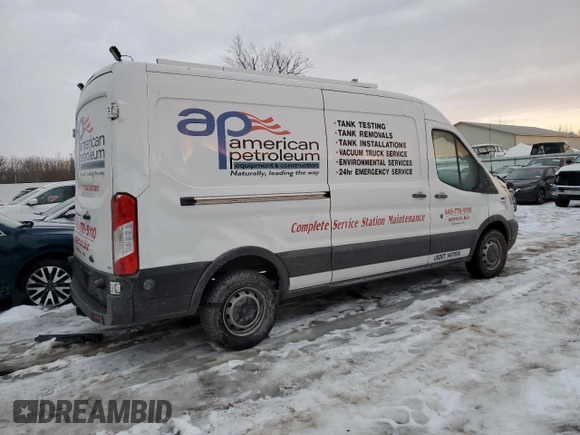 2017 Ford Transit with VIN 1FTYR2CM1HKB27147, listed as a Copart auction lot 46794355 with 268,549 mi miles and Salvage title. Bid and sale history available at DreamBid. Image 3.