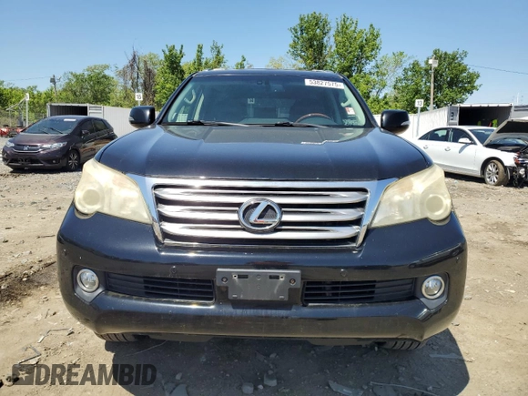 2010 Lexus GX 460 with VIN JTJBM7FX6A5004338, listed as a Copart auction lot 53827575 with 208,435 mi miles and Clean Title. Bid and sale history available at DreamBid. Image 5.