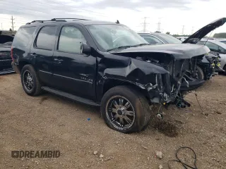 2007 Chevrolet Tahoe LTZ with VIN 1GNFK13087J342734, listed as a Copart auction lot 53401595 with 223,628 mi miles and Salvage title. Bid and sale history available at DreamBid. Image 4.