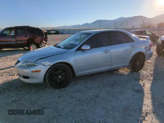 2005 Mazda Mazda6 i with VIN 1YVFP80C455M31458, listed as a Copart auction lot 42048035 with 93,003 mi miles and Salvage Title. Bid and sale history available at carsss.com. Image 1.