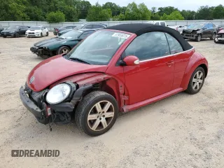 2006 Volkswagen Beetle with VIN 3VWRF31Y56M303323, listed as a Copart auction lot 57955075 with 87,996 mi miles and Salvage title. Bid and sale history available at DreamBid. Image 1.