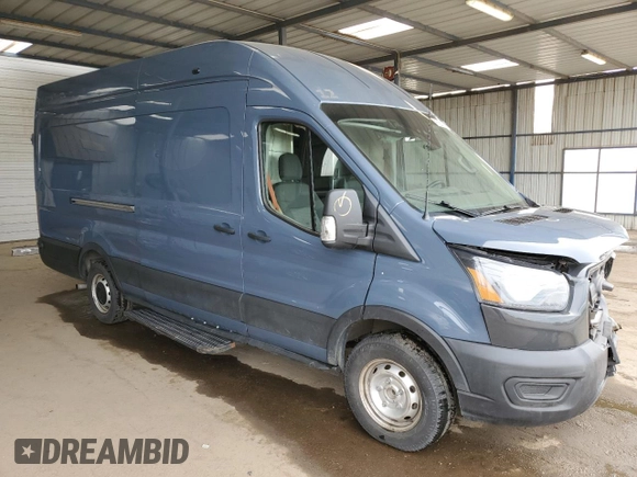 2020 Ford Transit Cargo with VIN 1FTBR3X82LKA72421, listed as a Copart auction lot 50243385 with 63,167 mi miles and Salvage Title. Bid and sale history available at carsss.com. Image 4.