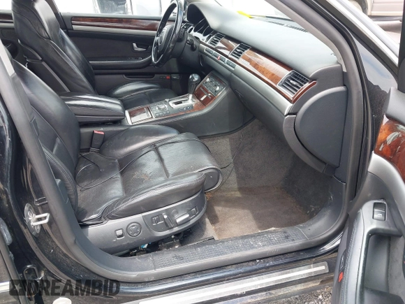2007 Audi A8 with VIN WAULV44E67N025734, listed as a IAAI auction lot 42350656 with 202,199 mi miles and . Bid and sale history available at DreamBid. Image 5.