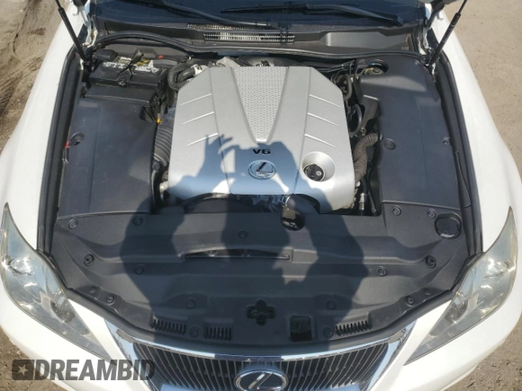 2010 Lexus IS with VIN JTHFE2C21A2503304, listed as a Copart auction lot 49051415 with 57,894 mi miles and Salvage Title. Bid and sale history available at carsss.com. Image 11.