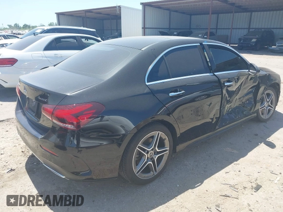 2020 Mercedes-Benz A 220 with VIN W1K3G4FB0LW046976, listed as a IAAI auction lot 42011233 with 12,879 mi miles and . Bid and sale history available at DreamBid. Image 4.