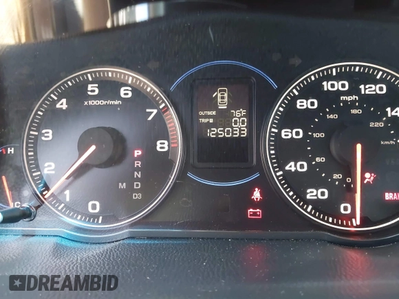 2005 Acura TSX with VIN JH4CL96935C016390, listed as a IAAI auction lot 42296236 with 125,033 mi miles and . Bid and sale history available at DreamBid. Image 7.