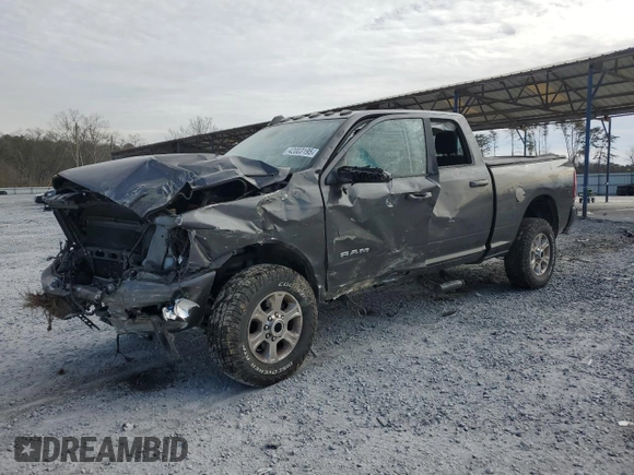 2019 Ram 2500 Big Horn with VIN 3C6UR5DJ0KG514296, listed as a Copart auction lot 42003195 with 81,130 mi miles and Salvage Title. Bid and sale history available at carsss.com. Image 1.