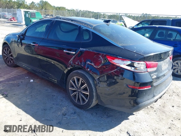 2019 Kia Optima LX with VIN 5XXGT4L37KG321862, listed as a IAAI auction lot 41744721 with 105,875 mi miles. Bid and sale history available at carsss.com. Image 3.